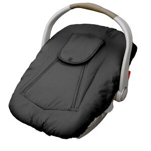Car Seat Cover - Jolly Jumper Sneak-a-Peak Black